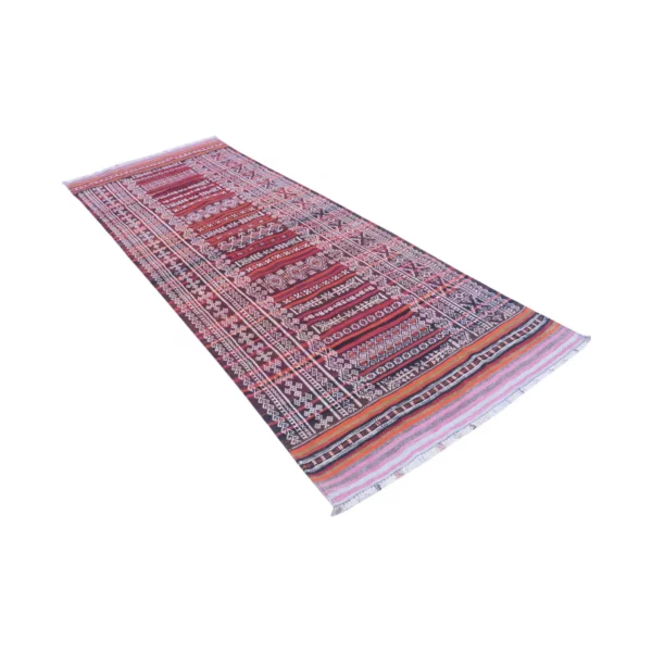 Baluch Soumak Stiletto Vintage Rug - Image 3