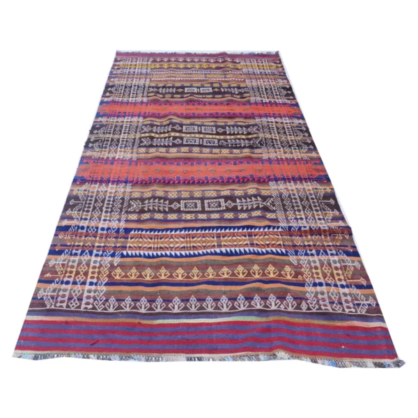 Baluch Soumak Stiletto Vintage Rug - Image 2
