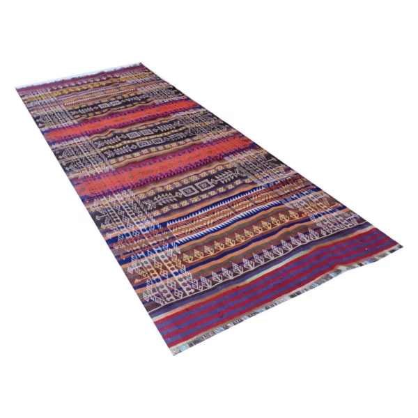 Baluch Soumak Stiletto Vintage Rug - Image 3