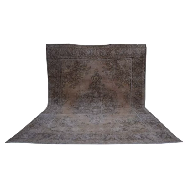 Overdyed Vintage Thatch Persian Rug - Image 5