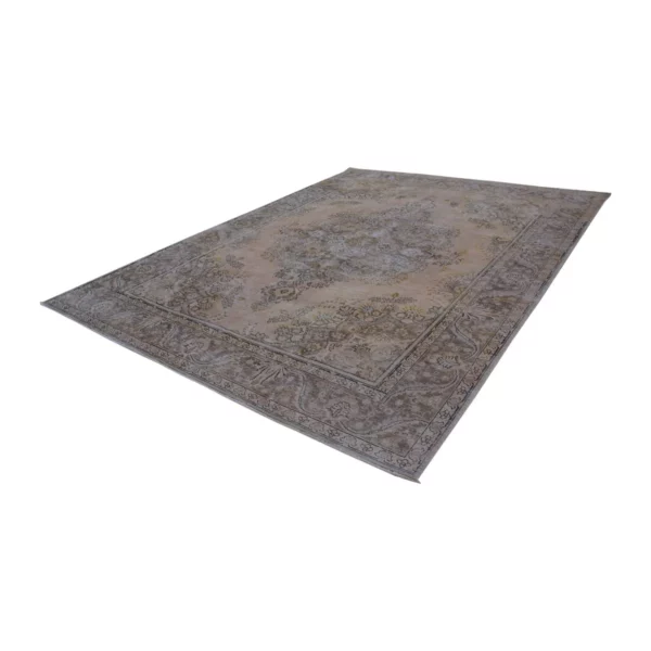 Overdyed Vintage Thatch Persian Rug - Image 4