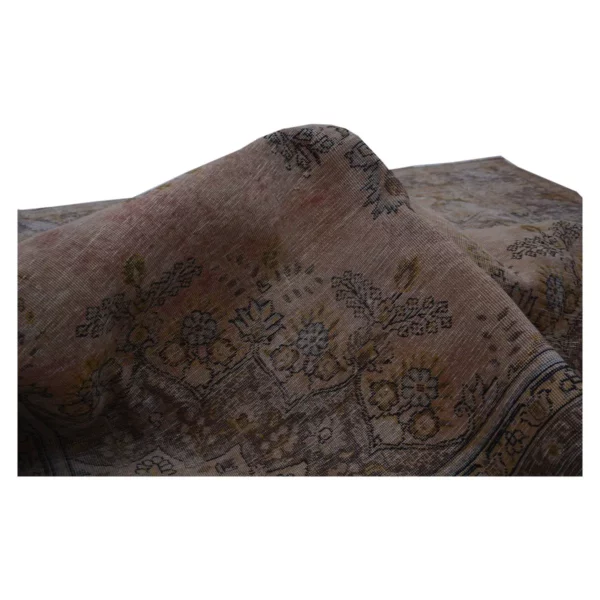 Overdyed Vintage Thatch Persian Rug - Image 7