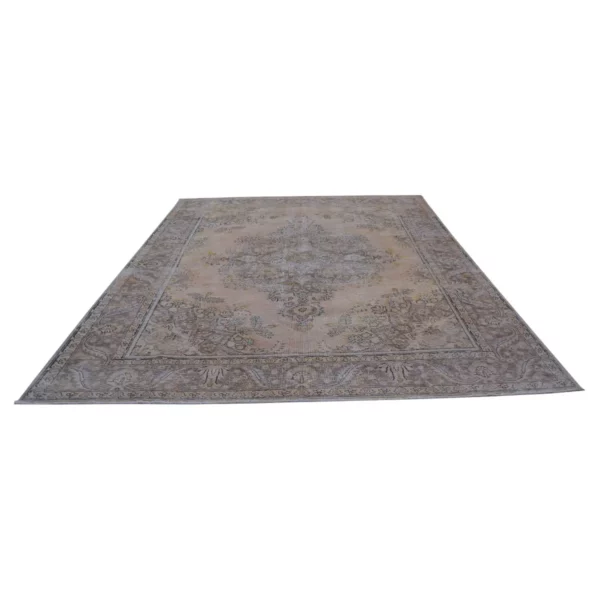 Overdyed Vintage Thatch Persian Rug - Image 3