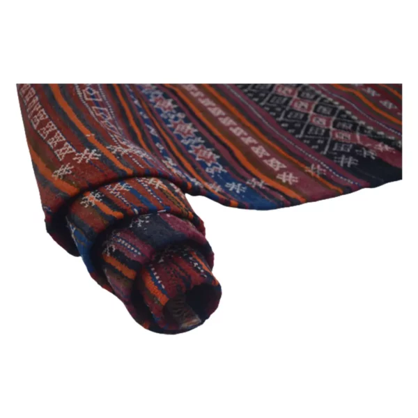 Baluchi Cannon Pink Woolen Rug - Image 4