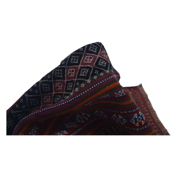 Baluchi Cannon Pink Woolen Rug - Image 7