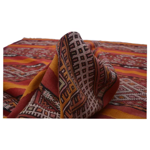 Baluch Contessa Striped Vintage Rug - Image 5
