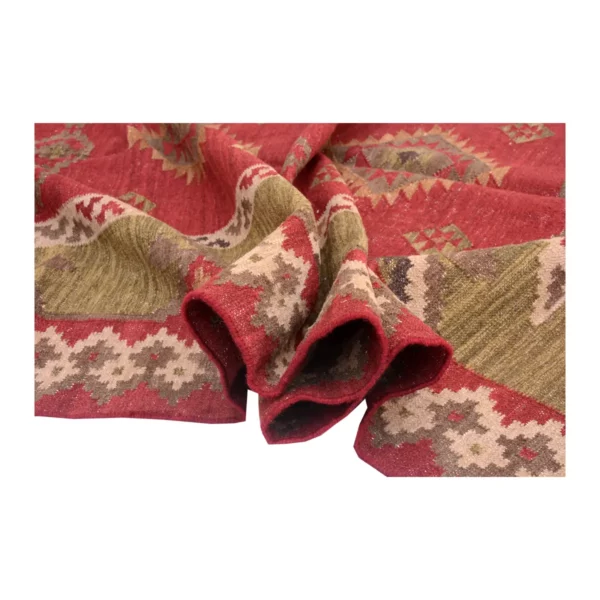 Vintage Handwoven Makara Rug - Image 4