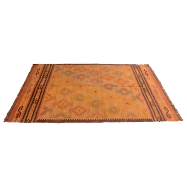 Tribal Handmade Cashmere Kilim Rug - Image 4