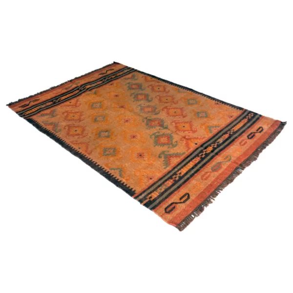 Tribal Handmade Cashmere Kilim Rug - Image 3