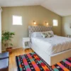 Vintage Handmade Black Kilim Rug - Image 2