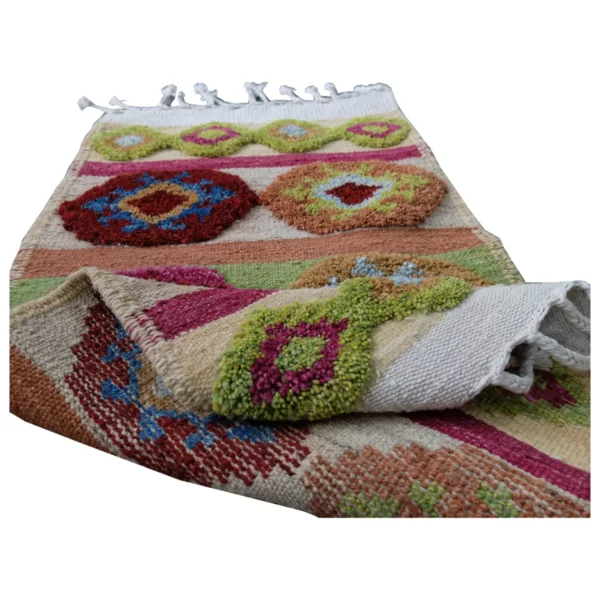 IKAT Nomadic Kilim Rug - Image 4
