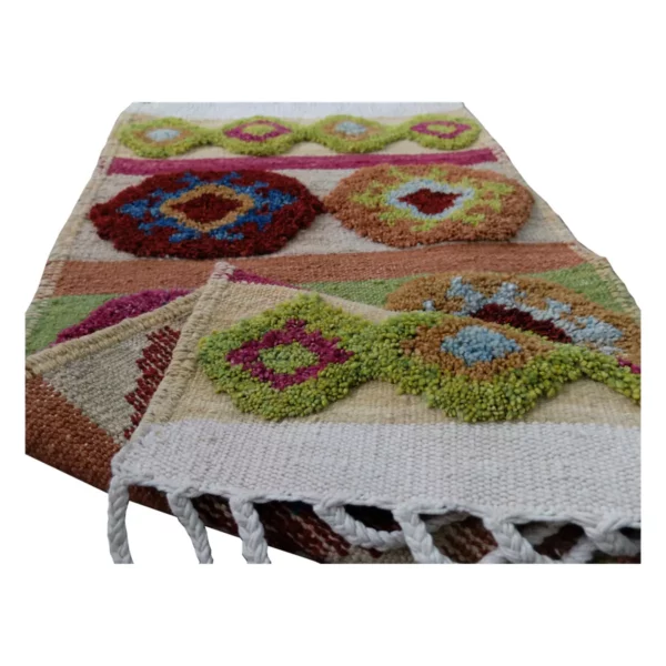IKAT Nomadic Kilim Rug - Image 5
