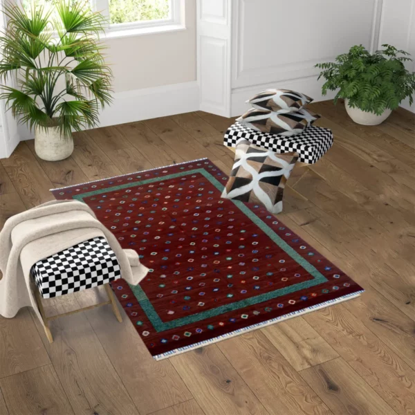 Berjista Rustic Red Kilim Rug - Image 2