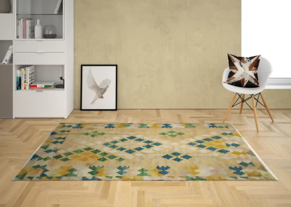 Handwoven Afghan Chobi Multicolor Rugs - Image 3