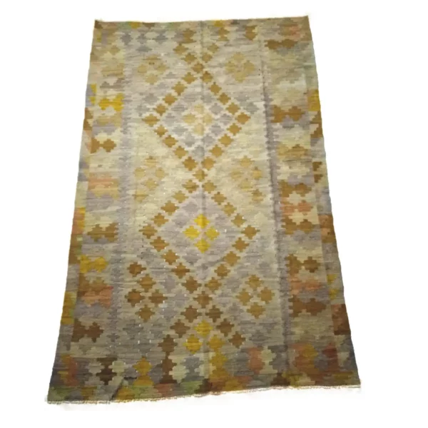 Handwoven Afghan Chobi Multicolor Rugs - Image 4
