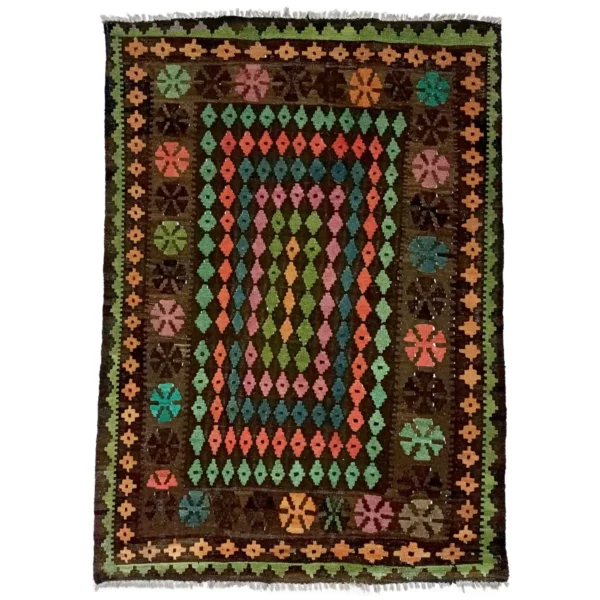 Woolen Handmade Laser Stripped Rugs - Image 5