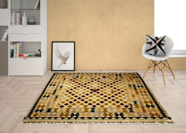 Handwoven Porsche Kilim Rugs - Image 2