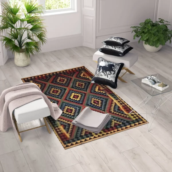 Nomadic Metal Kilim Rugs - Image 5