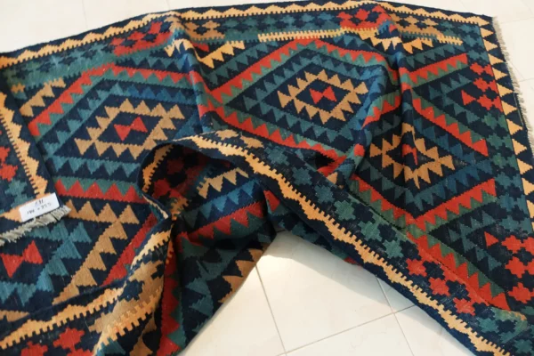 Nomadic Metal Kilim Rugs - Image 6