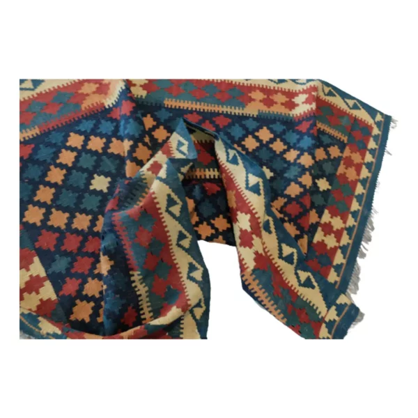 Handmade Black Pearl Kilim Rug - Image 3