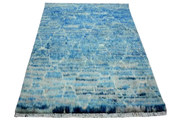 Moroccan Fluffy Living Room Carpet - Image 2