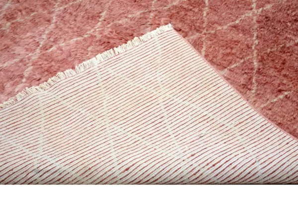 Moroccan Fluffy Living Room Carpet - Image 7