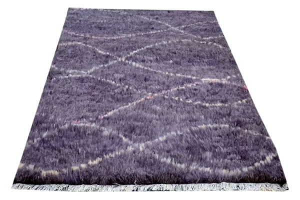 Moroccan Fluffy Living Room Carpet - Image 4