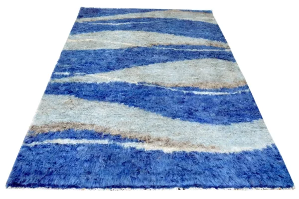 Moroccan Fluffy Living Room Carpet - Image 6