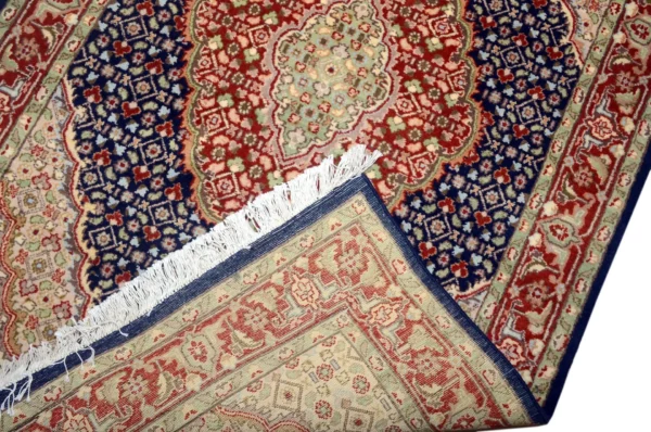 Handknotted Woolen Rustic Red Rugs - Image 8