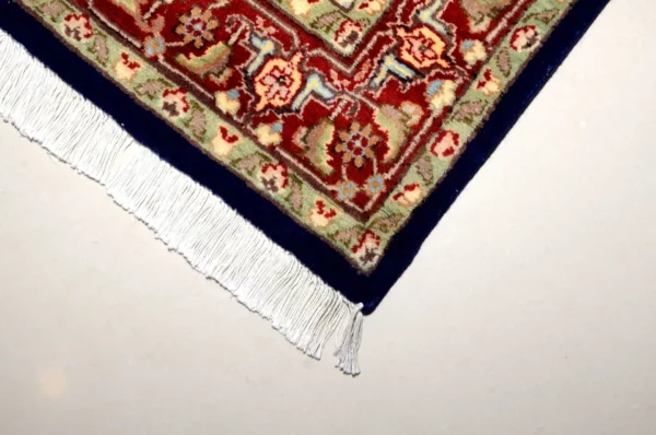 Handknotted Woolen Rustic Red Rugs - Image 4