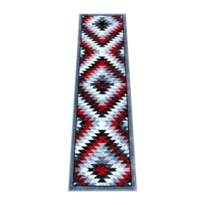 Teagan Collection Southwestern Red Rug