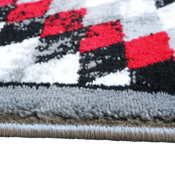 Teagan Collection Southwestern Red Rug - Image 5