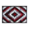 Teagan Collection Southwestern 5' x 7' Red Area Rug