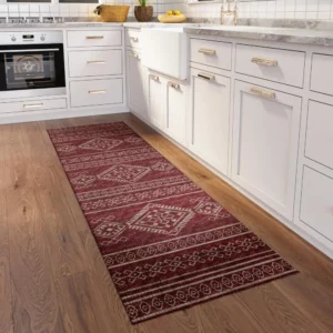 Yuma Canyon Transitional Southwest 2'3" x 7'6" Runner Rug Canyon AYU44