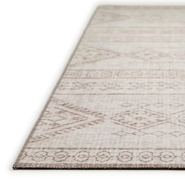 Yuma Taupe Transitional Southwest 2'3" x 7'6" Runner Rug Taupe AYU44 - Image 3