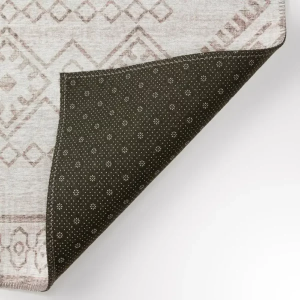 Yuma Taupe Transitional Southwest 2'3" x 7'6" Runner Rug Taupe AYU44 - Image 4