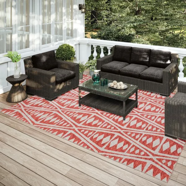 Yuma Canyon Southwestern Southwest 10' x 14' Area Rug Canyon AYU36