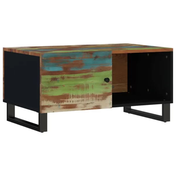 Coffee Table 31.5"x19.7"x15.7" Solid Wood Reclaimed&Engineered Wood - Image 5