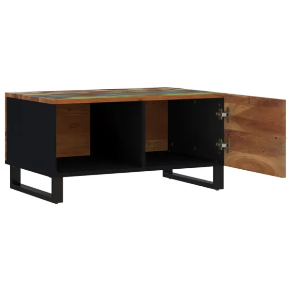 Coffee Table 31.5"x19.7"x15.7" Solid Wood Reclaimed&Engineered Wood - Image 6