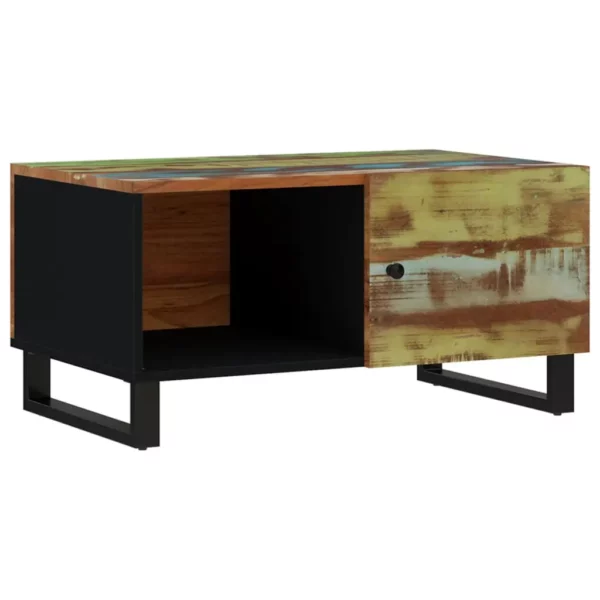 Coffee Table 31.5"x19.7"x15.7" Solid Wood Reclaimed&Engineered Wood - Image 11