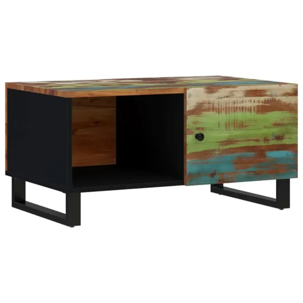 Coffee Table 31.5"x19.7"x15.7" Solid Wood Reclaimed&Engineered Wood - Image 12