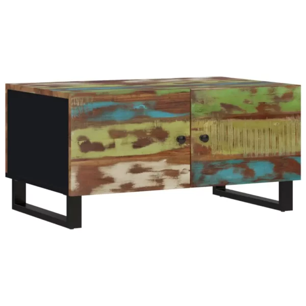 Solid Reclaimed & Engineered Wood Coffee Table - Image 12