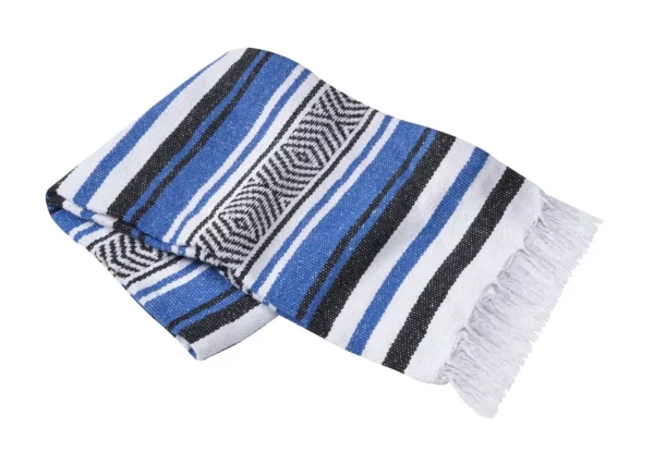 Hand woven yoga Blanket Striped - Image 3