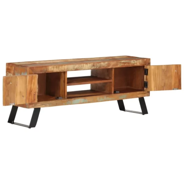 TV Stand 44.1"x11.8"x17.7" Solid Wood Reclaimed - Image 3