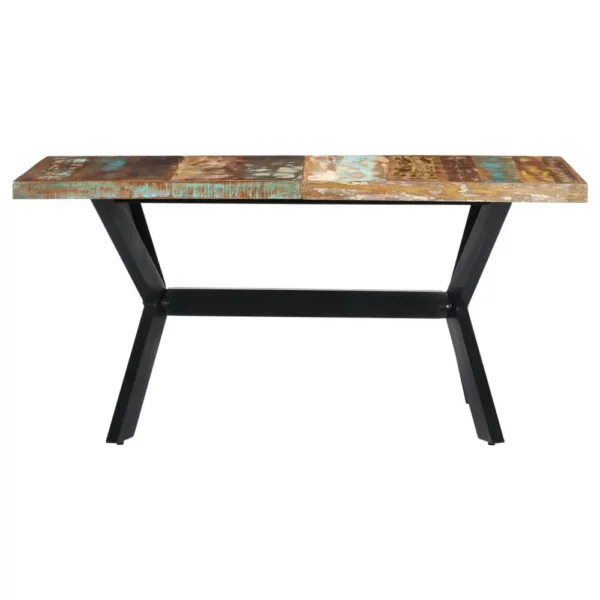 Dining Table 63"x31.5"x29.5" Solid Reclaimed Wood, 247435 - Image 2