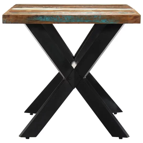 Dining Table 63"x31.5"x29.5" Solid Reclaimed Wood, 247435 - Image 3