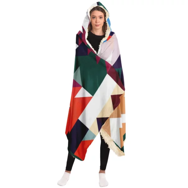 Beautiful pattern Hooded Blanket - Image 3