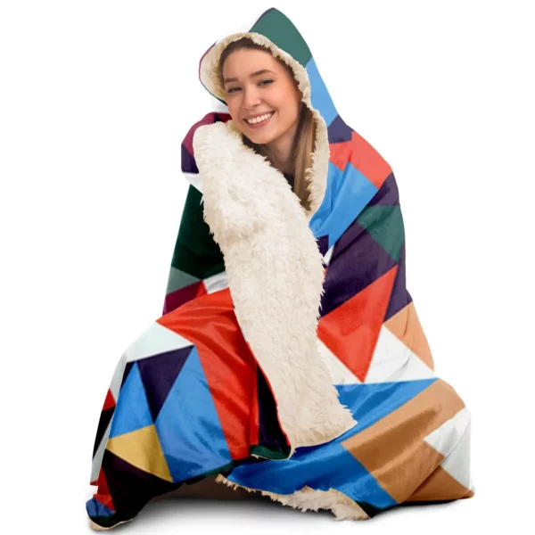 Beautiful pattern Hooded Blanket - Image 6