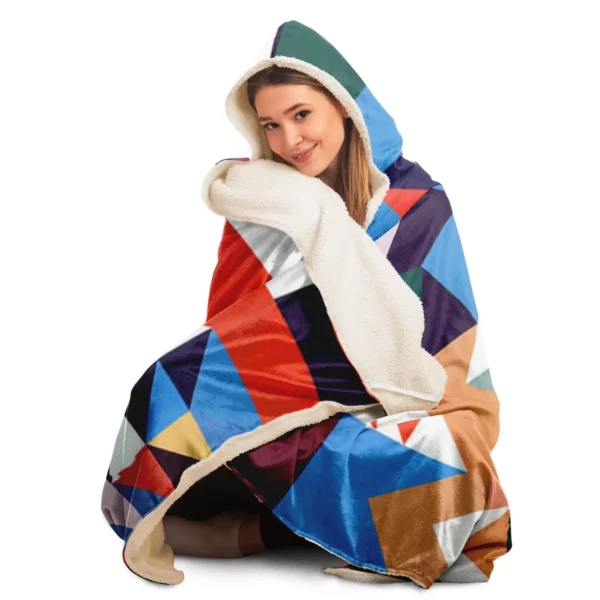 Beautiful pattern Hooded Blanket - Image 7
