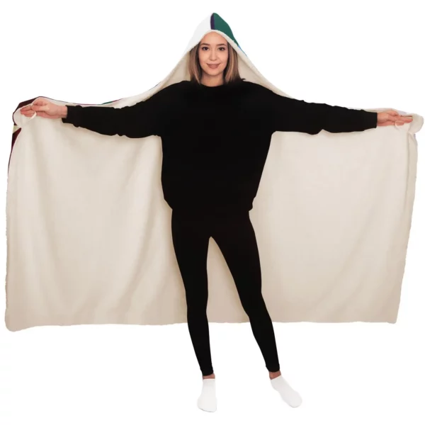 Beautiful pattern Hooded Blanket - Image 8